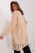 Sweter Kardigan Model DHJ-SW-1009.09P Beige - Italy Moda