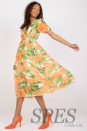 Sukienka Model DHJ-SK-15967.54P Orange - Italy Moda