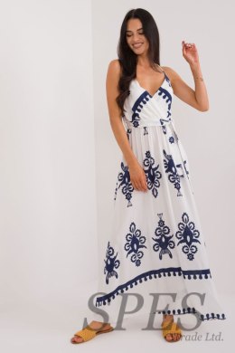 Sukienka Model DHJ-SK-16201.84 White/Navy - Italy Moda