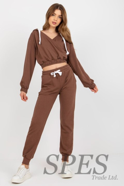 Spodnie Komplet Model EM-KMPL-747.06P Brown - Ex Moda