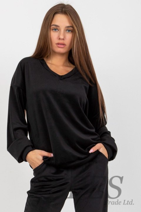 Bluza Damska Model RP-BZ-8188.64P Black - Rue Paris