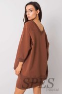 Bluza Damska Model RV-BL-5676.09 Dark Brown - Rue Paris