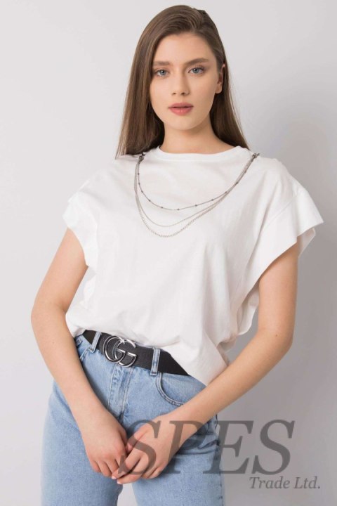 Bluzka Model 157-TS-4170.83 White - Rue Paris