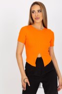 Bluzka Model RV-BZ-8004.62 Orange - Rue Paris