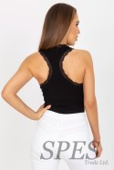 Koszulka Top Model RV-TP-7990.17 Black - Rue Paris