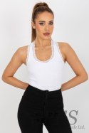 Koszulka Top Model RV-TP-7990.17 White - Rue Paris