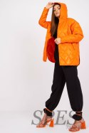 Kurtka Damska Model RV-KR-004.95P Orange - Rue Paris