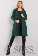 Płaszcz Damski Model CHA-PL-0402.33P Dark Green - Rue Paris