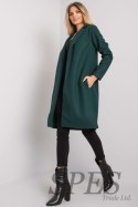 Płaszcz Damski Model CHA-PL-0402.33P Dark Green - Rue Paris