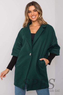 Płaszcz Damski Model CHA-PL-0409.30X Dark Green - Rue Paris