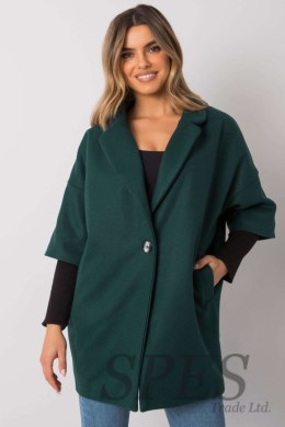 Płaszcz Damski Model CHA-PL-0409.30X Dark Green - Rue Paris