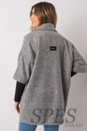 Płaszcz Damski Model CHA-PL-0409.30X Grey - Rue Paris