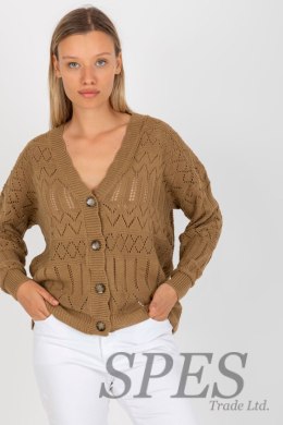 Sweter Damski Model LC-SW-8022.04P Dark Beige - Rue Paris