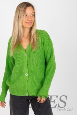 Sweter Kardigan Model LC-SW-0321.06X Light Green - Rue Paris