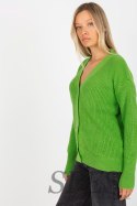 Sweter Kardigan Model LC-SW-0321.06X Light Green - Rue Paris