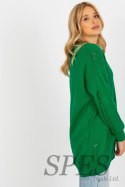 Sweter Kardigan Model LC-SW-8042.12X Green - Rue Paris