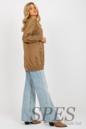 Sweter Kardigan Model LC-SW-8042.60 Camel - Rue Paris