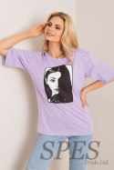 T-shirt Damski Model 157-TS-3534.51 Light Violet - Rue Paris