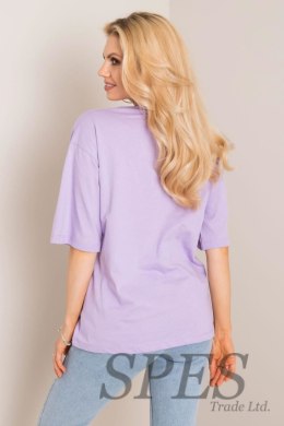 T-shirt Damski Model 157-TS-3534.51 Light Violet - Rue Paris