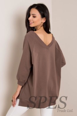 Bluza Damska Model RV-BL-5676.09 Brown - Rue Paris