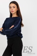 Bluza Damska Model RV-BL-8067.88 Navy - Rue Paris