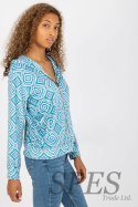 Bluza Damska Model RV-BL-8187.28 Light Blue - Rue Paris