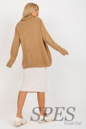 Sweter Damski Model LC-SW-2261.00P Camel - Rue Paris