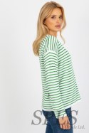 Sweter Damski Model LC-SW-6006.22 White/Green - Rue Paris