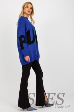 Sweter Damski Model LC-SW-8050.95P Cobalt - Rue Paris