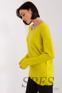 Sweter Damski Model TO-SW-1810.08P Limonka - Rue Paris