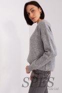 Sweter Damski Model TO-SW-1810.29P Grey - Rue Paris