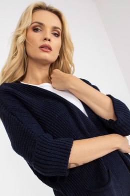 Sweter Kardigan Model LO-SW-LK-3002.98P Navy - Rue Paris