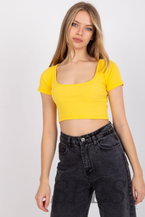 T-shirt Damski Model RV-TS-7537.52 Yellow - Rue Paris