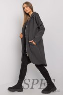 Bluza Damska Model RV-BL-4858-1.99P Grafit - Rue Paris