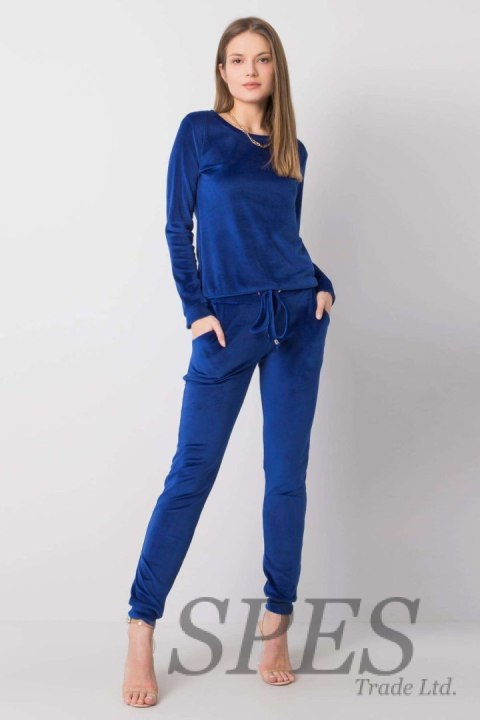 Spodnie Komplet Model RV-KMPL-6083.05 Cobalt - Rue Paris