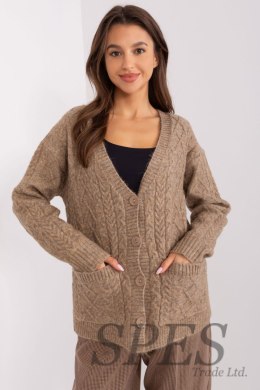 Sweter Damski Model AT-SW-2358.31 Dark Beige - AT