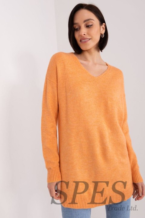 Sweter Damski Model TO-SW-1810.13 Light Orange - Rue Paris