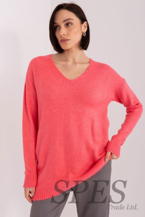 Sweter Damski Model TO-SW-1810.84P Coral - Rue Paris