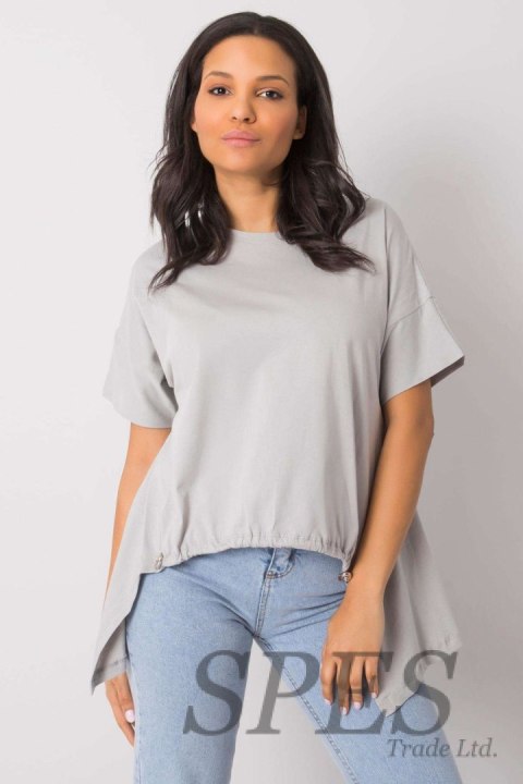 T-shirt Damski Model 157-TS-4380.86 Light Grey - Rue Paris