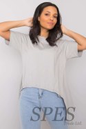 T-shirt Damski Model 157-TS-4380.86 Light Grey - Rue Paris