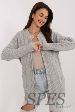 Sweter Damski Model AT-SW-23525.21 Grey - AT