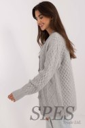 Sweter Damski Model AT-SW-23525.21 Grey - AT