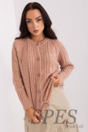 Sweter Damski Model AT-SW-2346-2.99P Dark Beige - AT