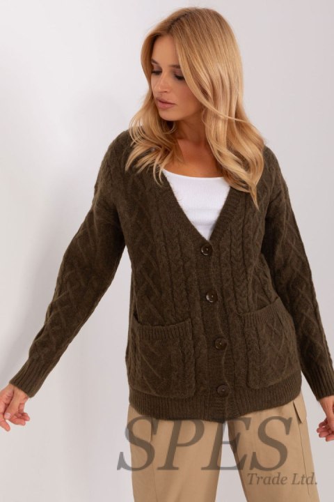 Sweter Damski Model AT-SW-2358.31 Khaki - AT