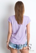 T-shirt Damski Model RV-TS-4839.40P Light Violet - BFG