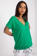 T-shirt Damski Model RV-TS-7665.91 Green - BFG