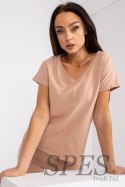 T-shirt Damski Model AP-TS-A-004 Camel - BFG