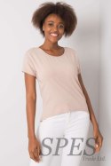 T-shirt Damski Model RV-TS-4693.12 Beige - BFG