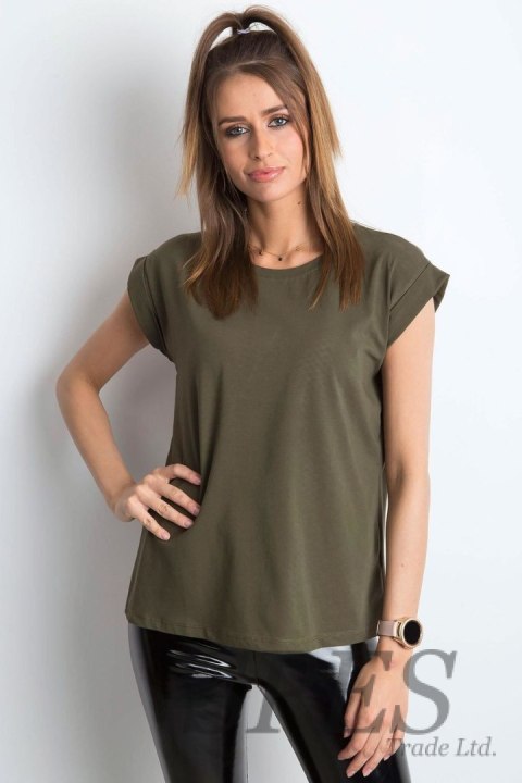 T-shirt Damski Model RV-TS-4833.36P Khaki - BFG