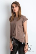 T-shirt Damski Model RV-TS-4833.69P Brown - BFG